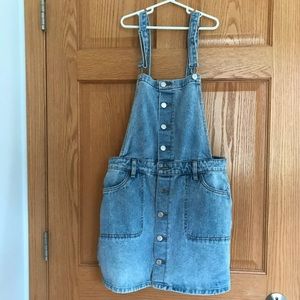 PacSun Overall Jean Skirt